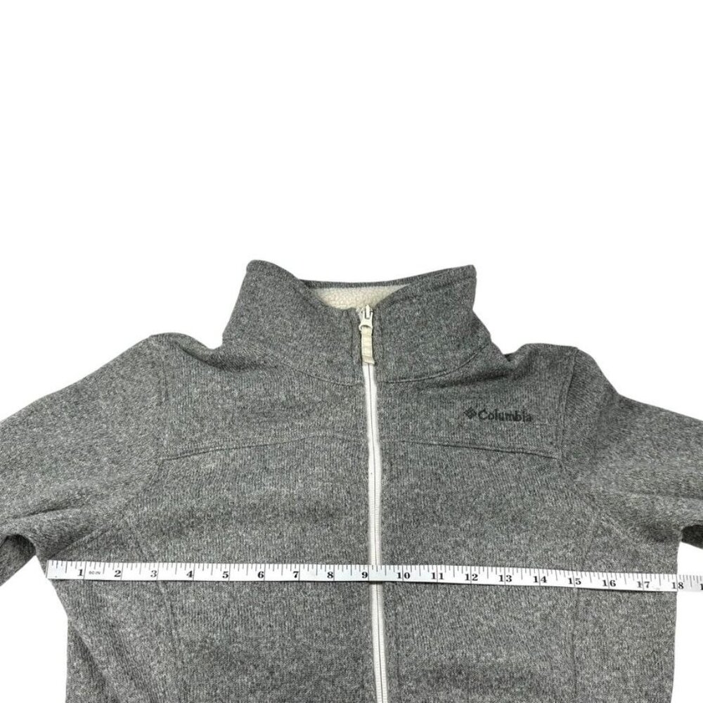 Columbia Gray Full Zip Fleece Gray Size Small - Picture 4 of 7